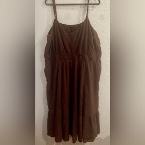 Torrid Brown Sleeveless maxi Dress size 4X